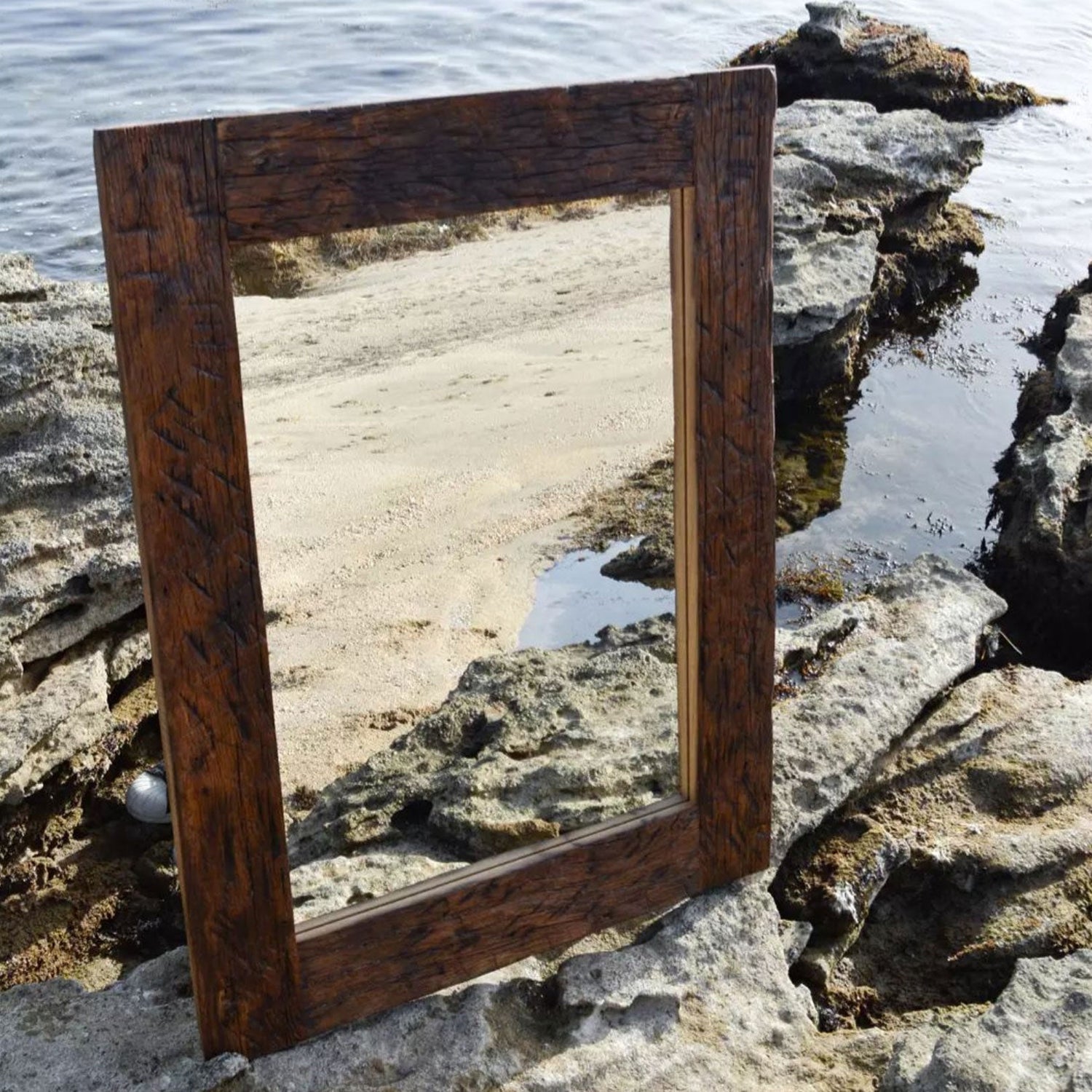 Old Wood Mirror