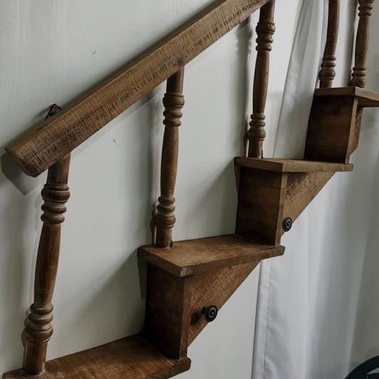 Stair wall mount rack