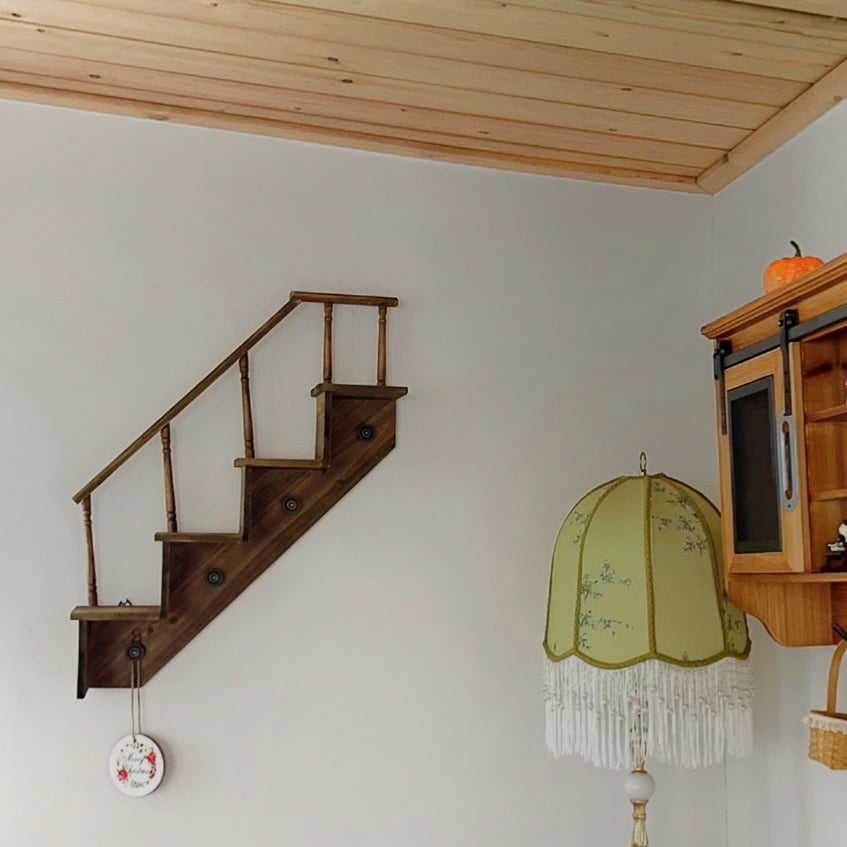 Stair wall mount rack