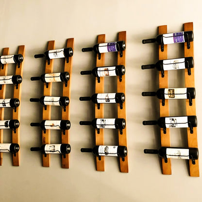 Wall Wood Wine Rack