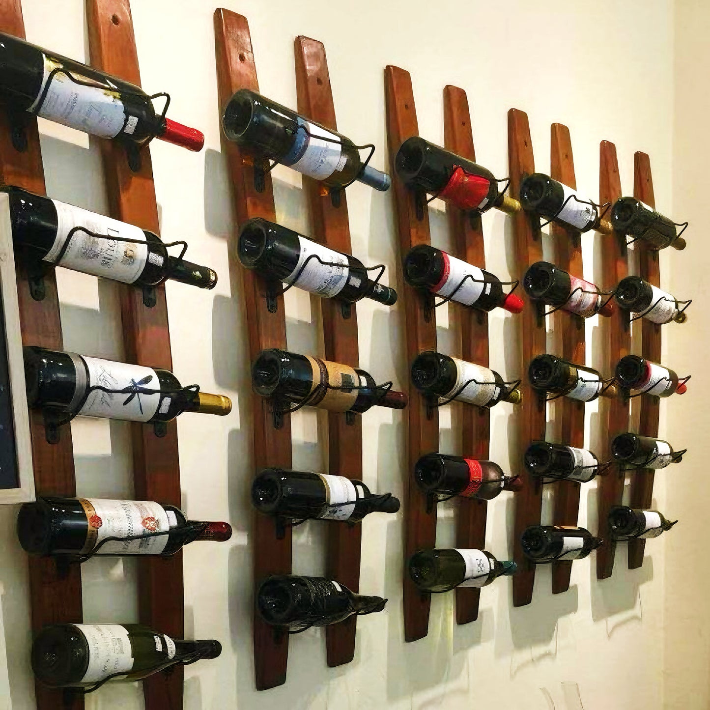 Wall Wood Wine Rack