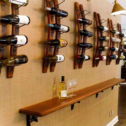 Wall Wood Wine Rack