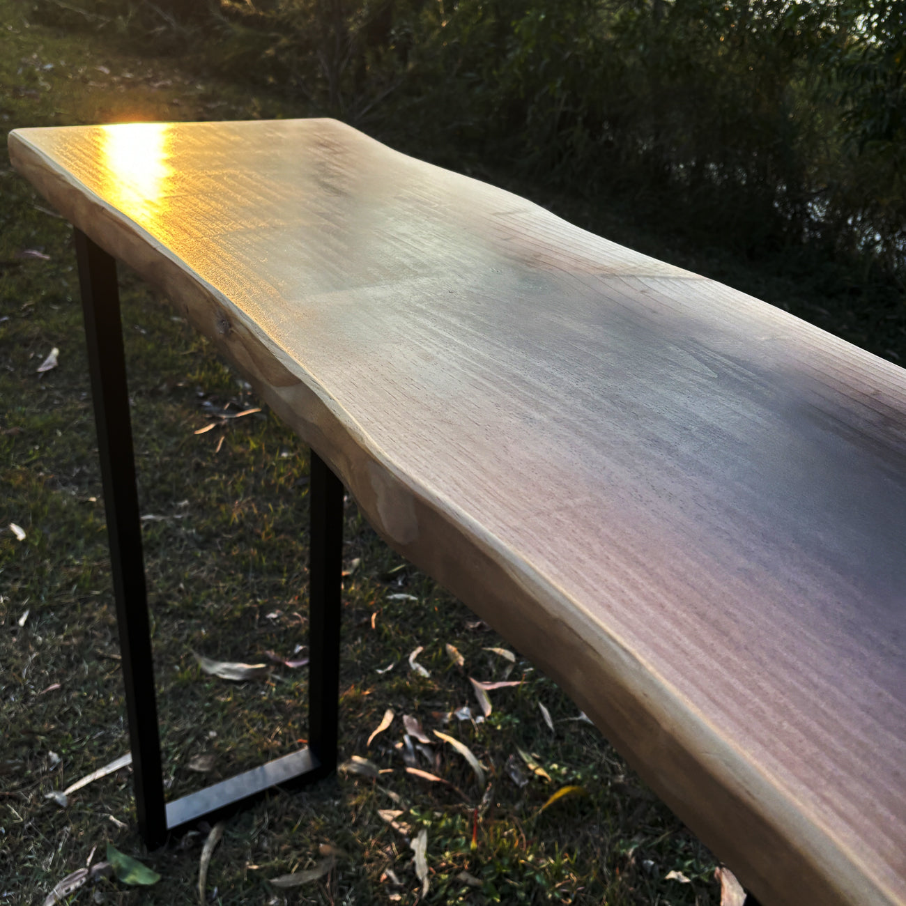 Natural Edge Table Bar- Solid Wood, No Splicing Bartop